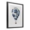 Stupell Industries Vintage Toile Hot Air Balloon Framed Print Under Glass, design by Lettered and Lined